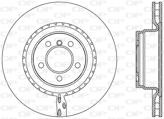 OPEN PARTS Тормозной диск BDR2505.20